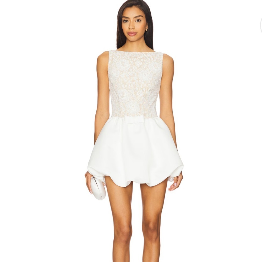 Lovers and Friends Serena Mini Dress in White - Picture 7 of 8
